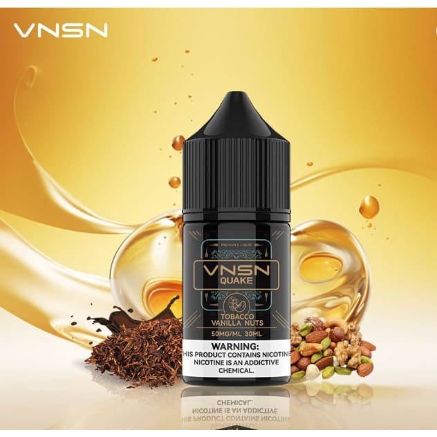 نكهة توباكو فانيلا مكسرات سولت نيكوتين من فنسن VNSN QUAKE