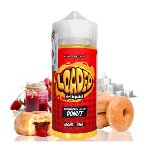 نكهة فيب فراولة دونات من لودد 120 مل LOADED - نيكوتين 3