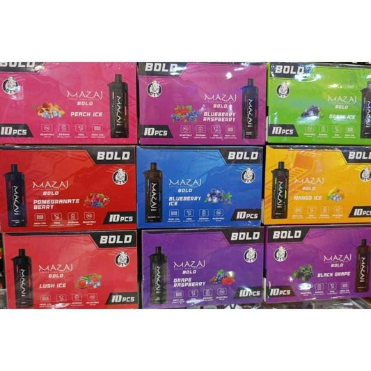 جهاز فيب شيشة مزاج بولد 8000 شفطة 10 نيكوتين عدة نكهات