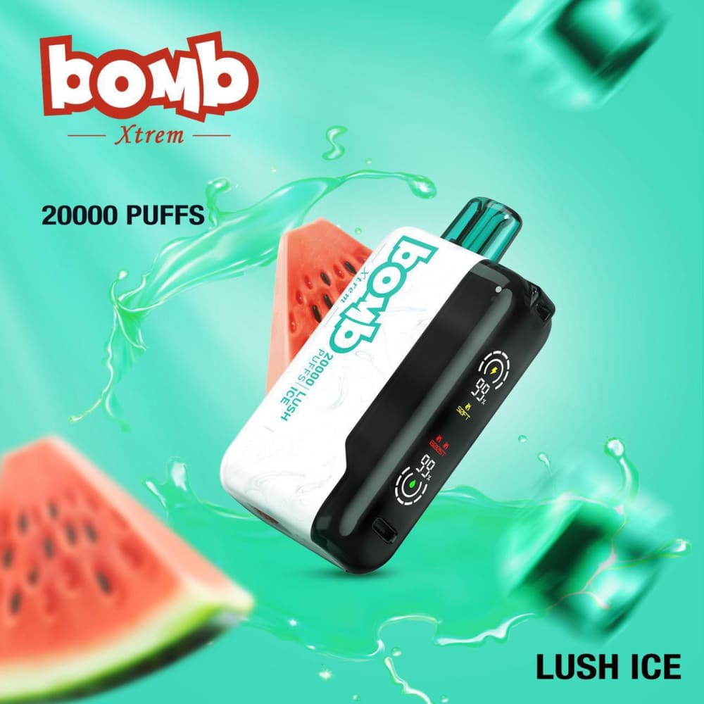 BOMB سحبة سيجارة بومب اكستريم 20000 شفطة 50 نيكوتين عدة