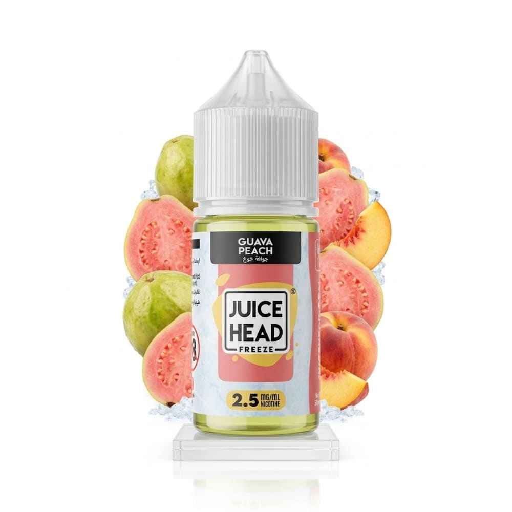 نكهة جوس هيد جوافة خوخ ايس سولت نيكوتين JUICE HEAD