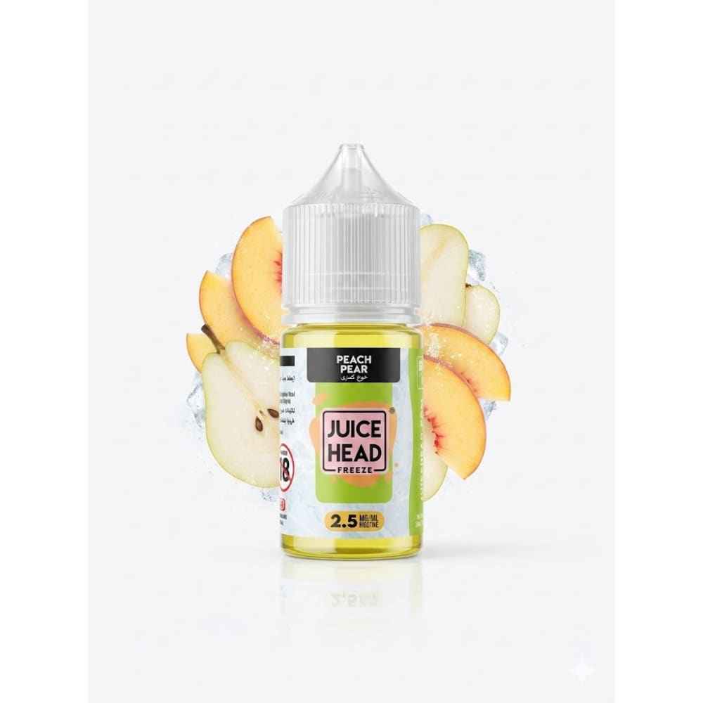 نكهة جوس هيد كمثرى خوخ ايس سولت نيكوتين JUICE HEAD