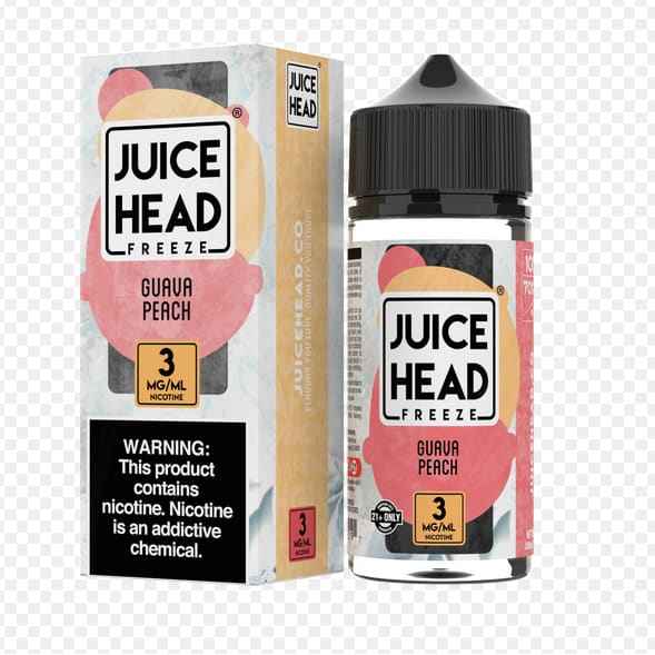 نكهة فيب جوافة خوخ ايس من جوس هيد (100مل) JUICE HEAD