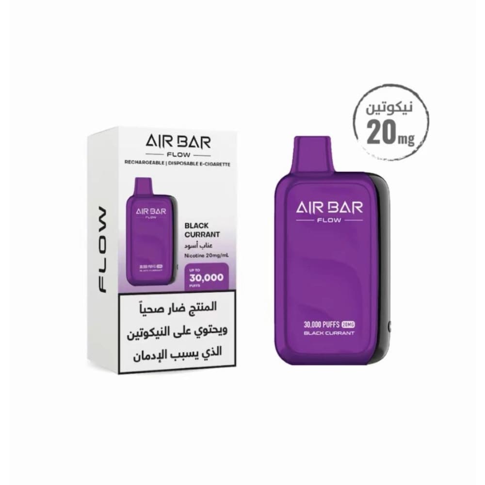 AIR BAR FLOW سحبة سيجارة اير بار فلو 30000 شفطة 20 نيكوتين