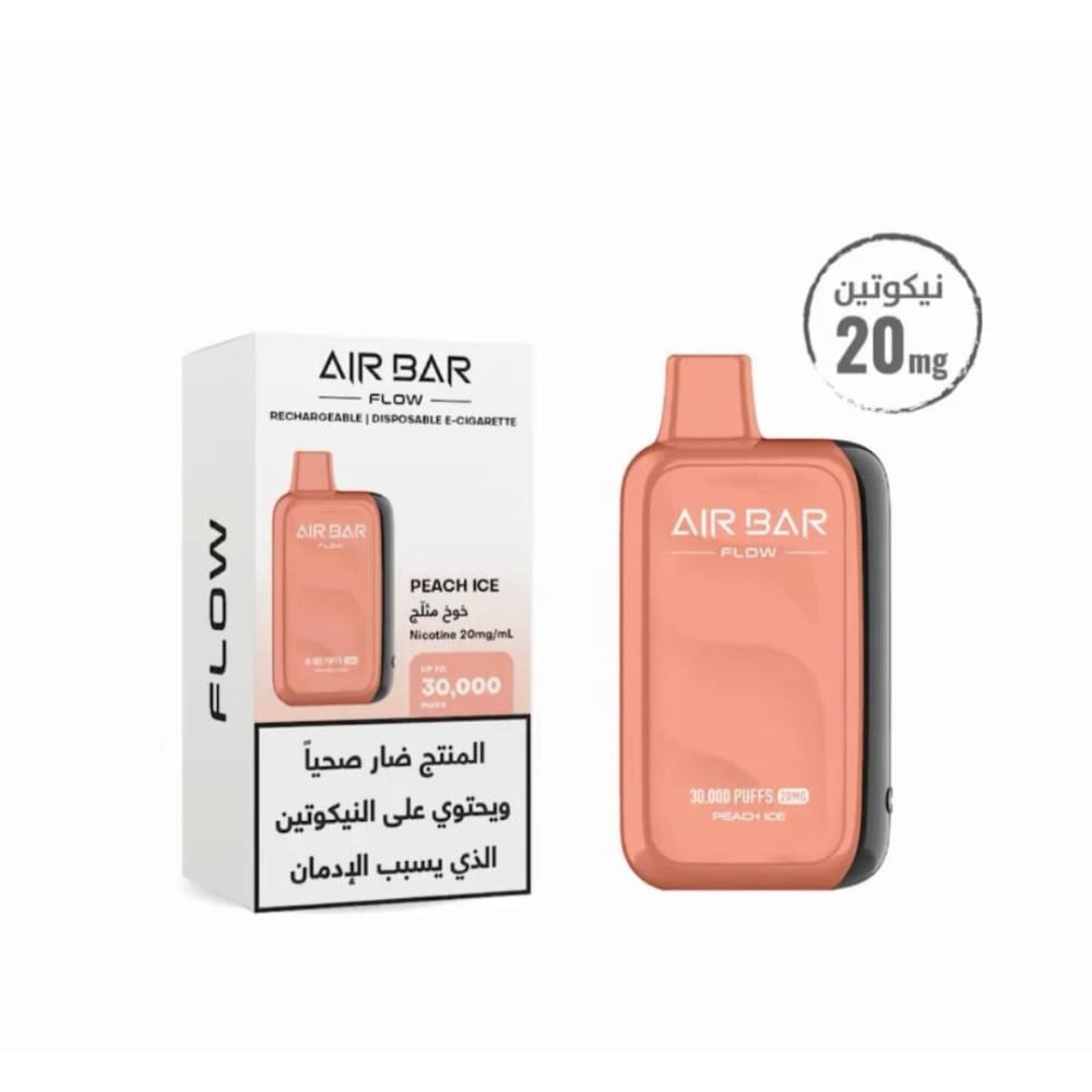 AIR BAR FLOW سحبة سيجارة اير بار فلو 30000 شفطة 20 نيكوتين