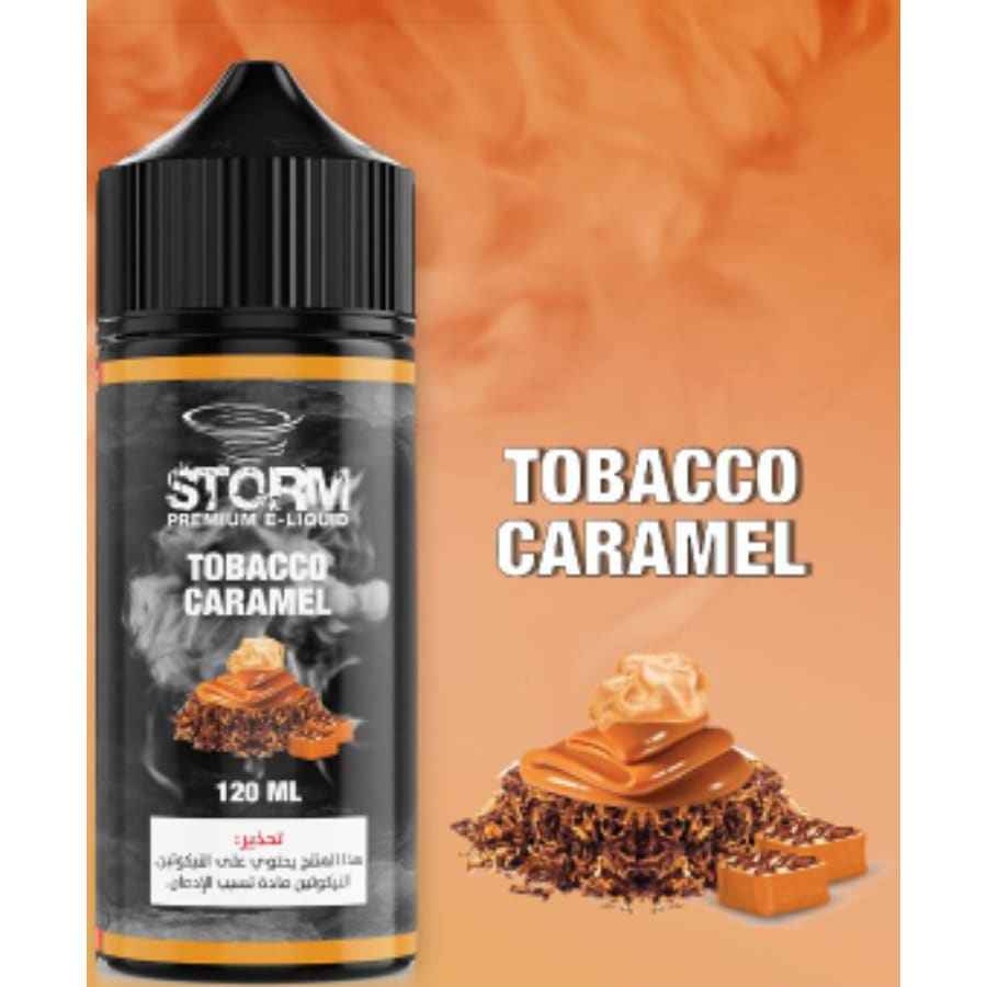 نكهة فيب توباكو كراميل من ستورم 120 مل
