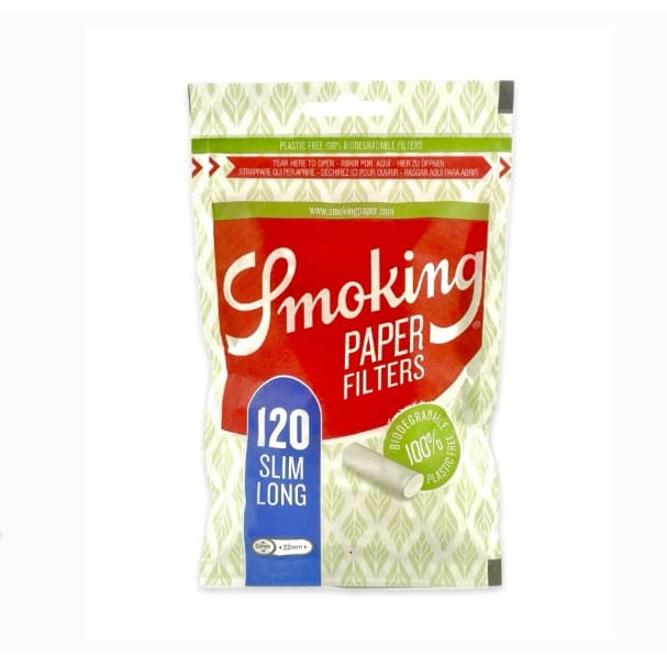 فلاتر ورق سموكنق 6 ملم smoking filters paper slim long