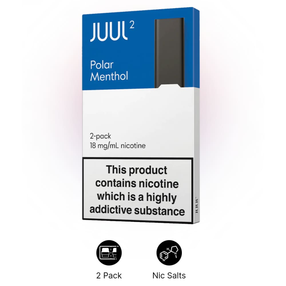 JUUL 2 polar menthol بودات سحبة جول الاصدار الثاني نكهة