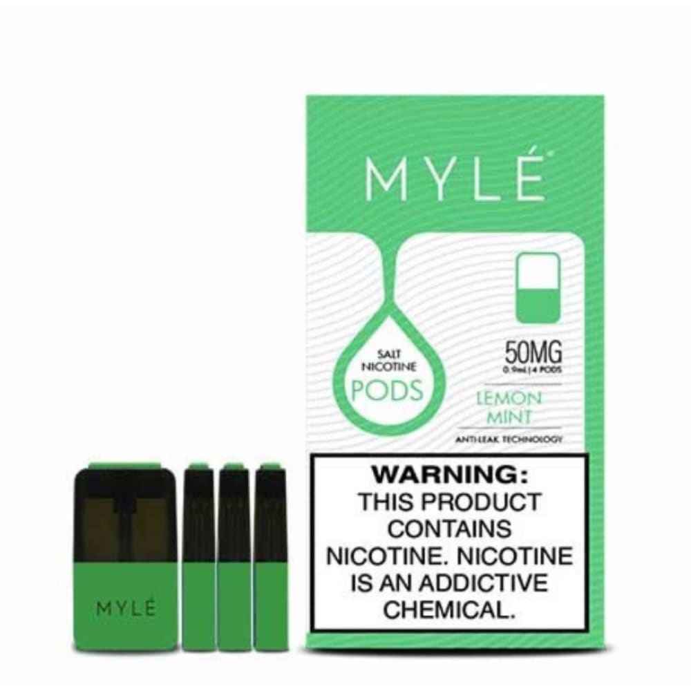 MYLE بودات جهاز سحبة مايلي نكهة ليمون نعناع الاصدار الرابع