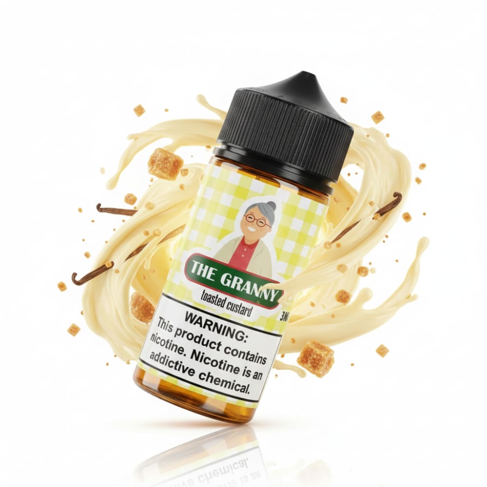 نكهة فيب 100 مل كاسترد محمص من ذا قراني THE GRANNY