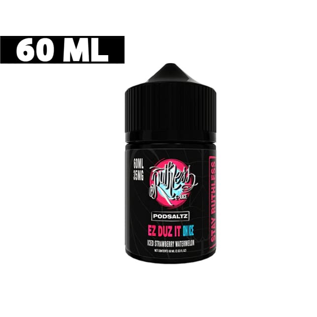 نكهة بطيخ فراولة ايس سولت نيكوتين من روثلس 60 مل Ruthless