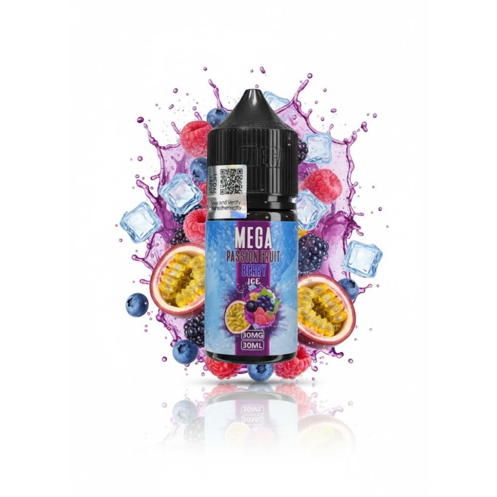 نكهة توت مشكل باشن فروت ايس ميقا سولت نيكوتين