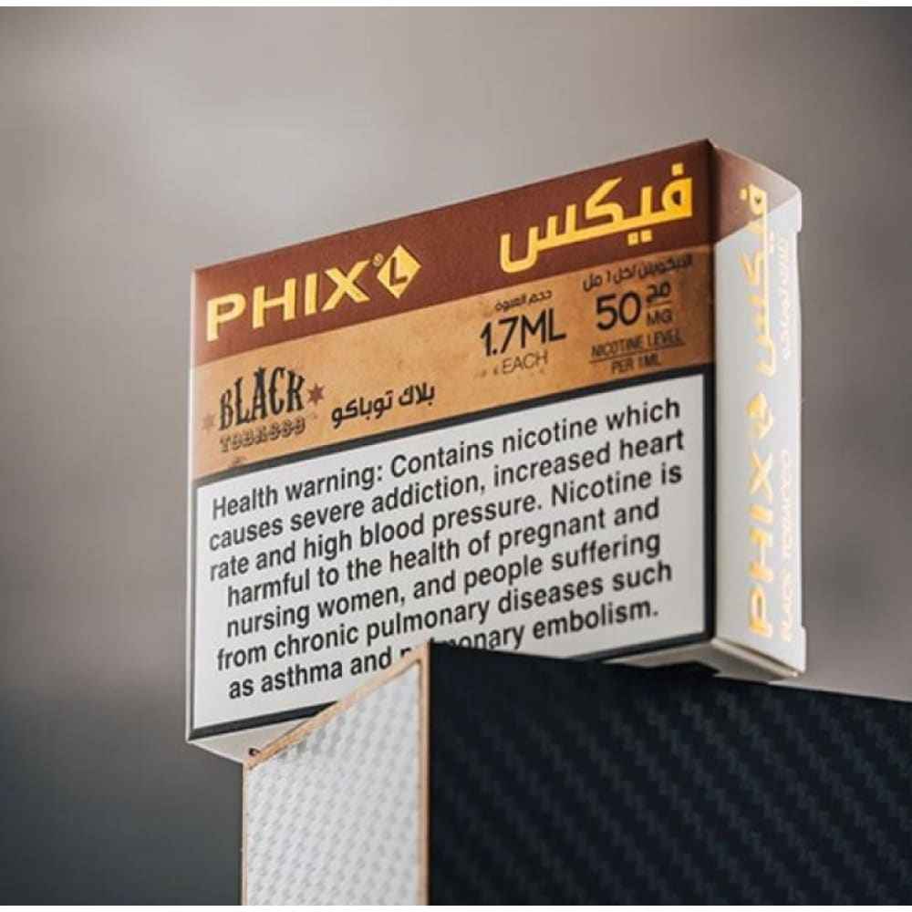 phix بودات فكس نكهة توباكو بلاك جاك 50 نيكوتين