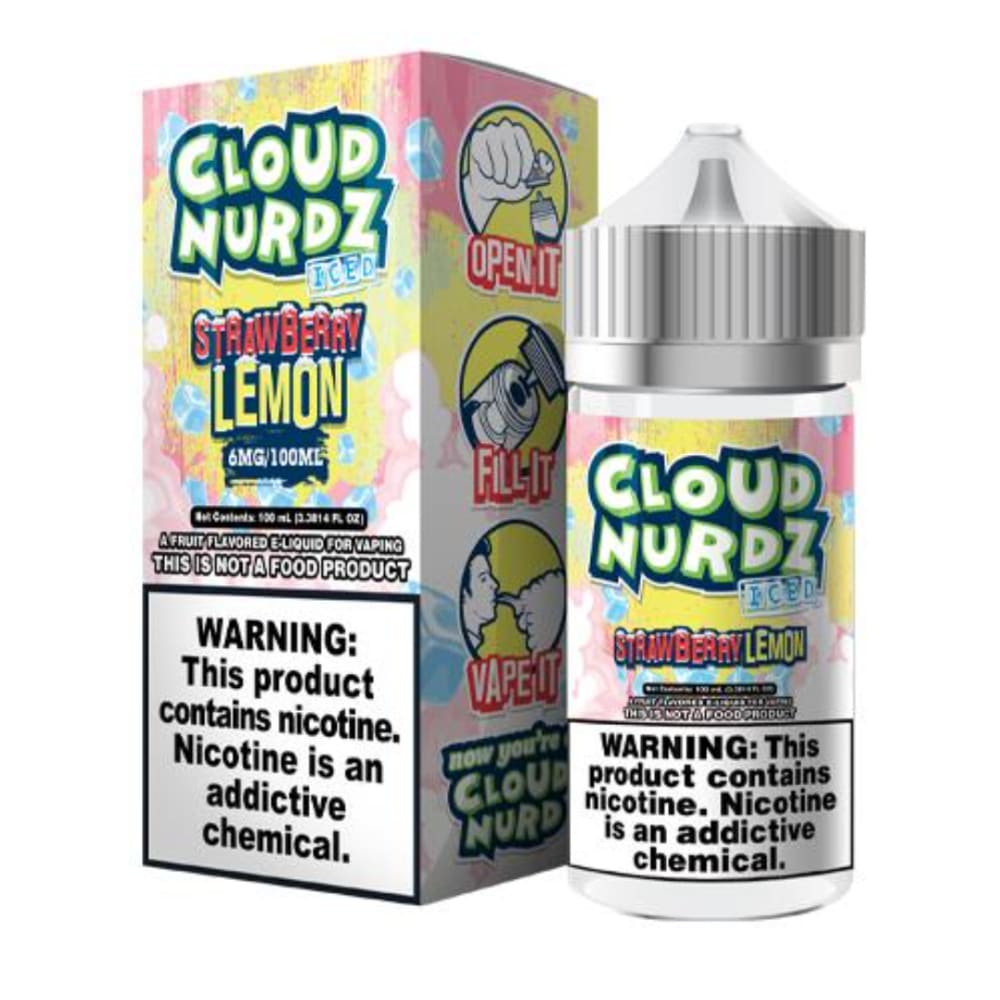 نكهة فيب فراولة ليمون ايس كلاود نيردز 100 مل CLOUD NURDZ
