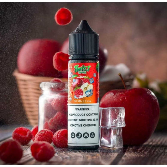 نكهة فيب تفاح فراولة ايس تويست twist نيكوتين 3