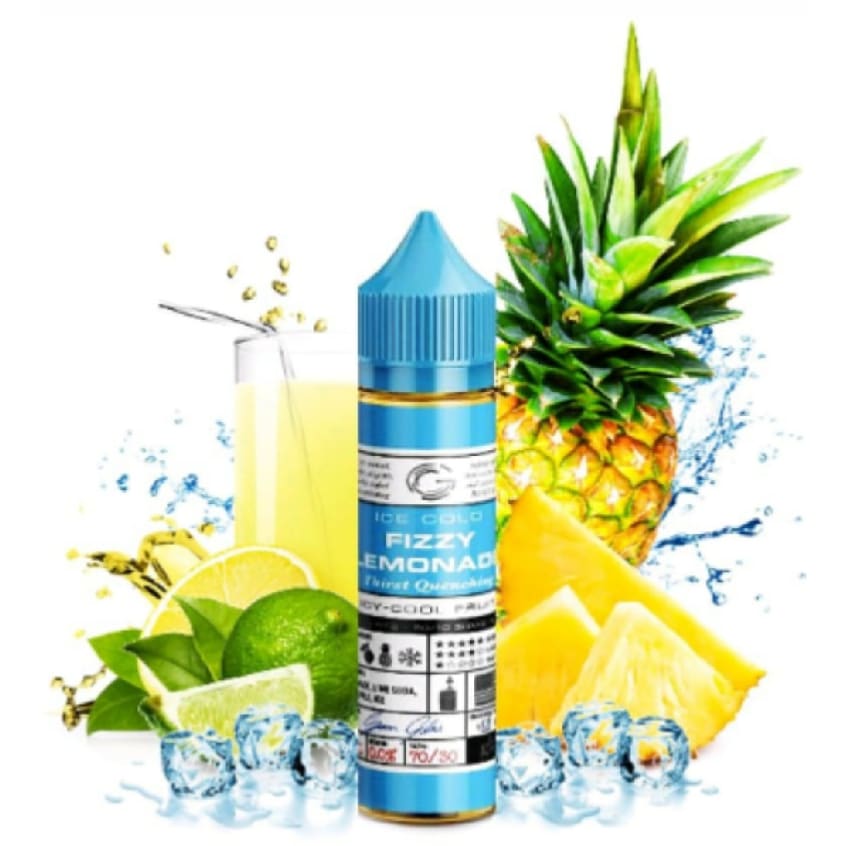 نكهة فيب عصير ليمون ايس صفر نيكوتين من جلاس نيكوتين