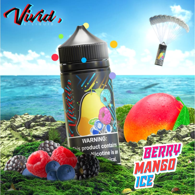 نكهة فيب توت مانجو ايس من فيفيد (100مل) Vivid نيكوتين 2