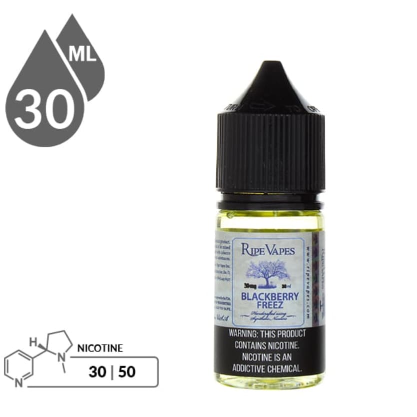 VCT RIPE VAPES نكهة توت اسود ايس في سي تي سولت نيكوتين