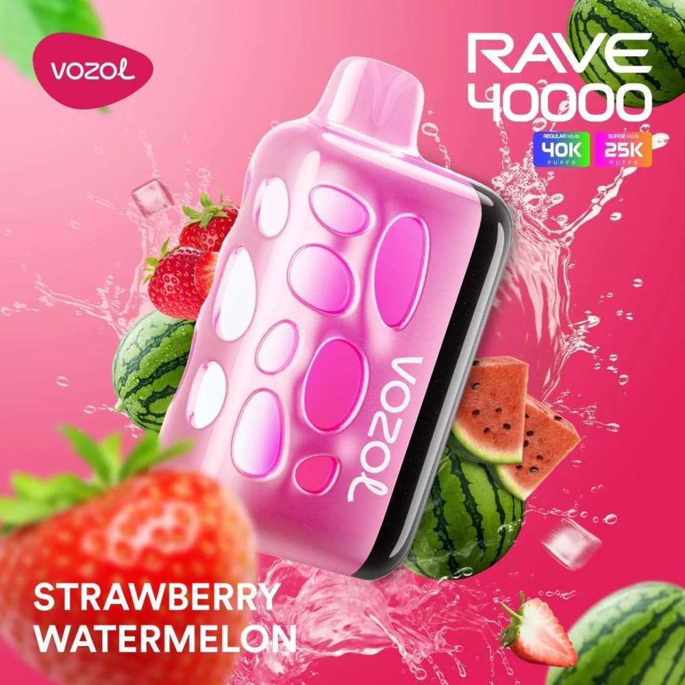VOZOL RAVE سحبة سيجارة فوزول ريف 40000 شفطة عدة نكهات 50