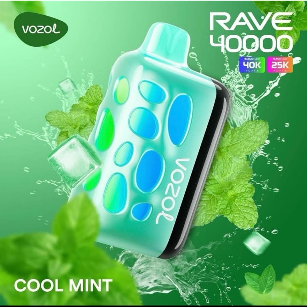 VOZOL RAVE سحبة سيجارة فوزول ريف 40000 شفطة عدة نكهات 50