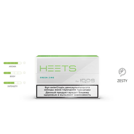ايكوس مستورد هيتس جرين زنك IQOS HEETS GEEN ZING SELECTION