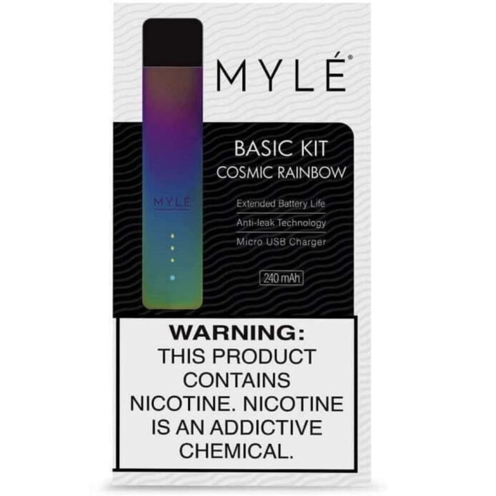 جهاز سحبة سيجارة مايلي الاصدار الرابع MYLE - رينبو ملون