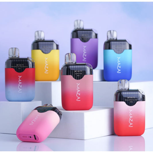 جهاز سحبة سيجارة مزاج انفينيتي 4500 شفطة 20 نيكوتين عدة