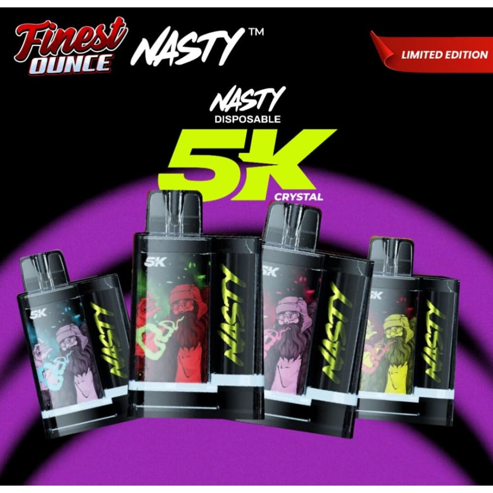 NASTY CRYSTAL سحبة سيجارة ناستي كريستال 5000 شفطة 20