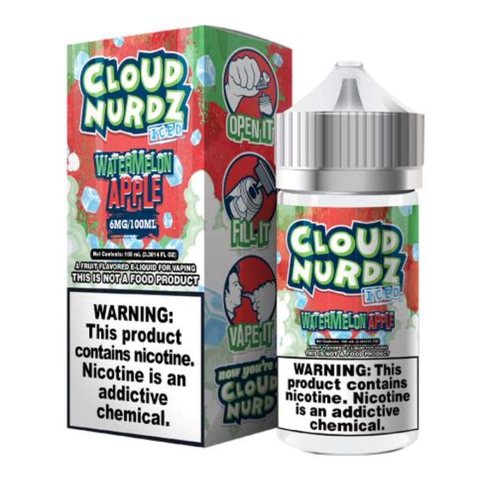 نكهة فيب بطيخ تفاح ايس كلاود نيردز 100 مل CLOUD NURDZ