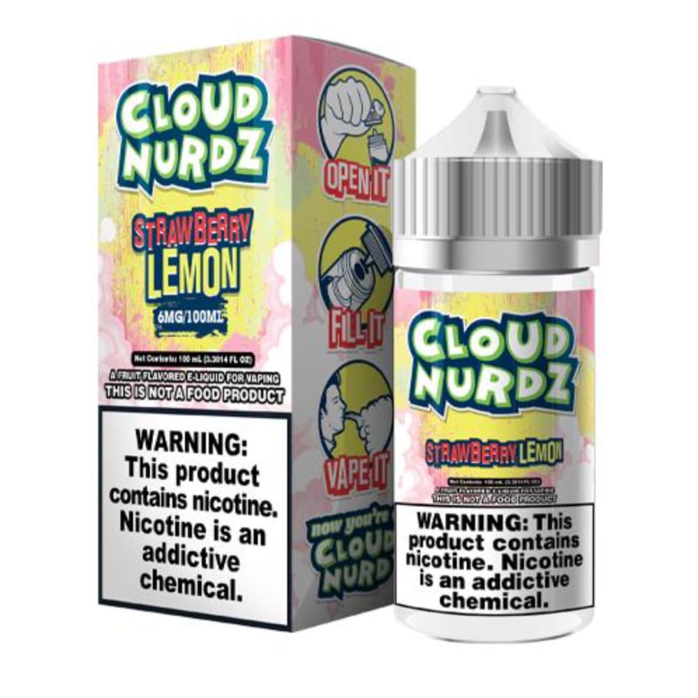 نكهة فيب فراولة ليمون كلاود نيردز 100 مل CLOUD NURDZ