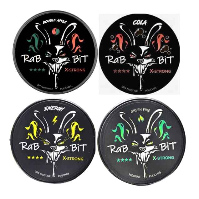 اظرف نيكوتين رابيت الارنب عدة نكهات rabbit