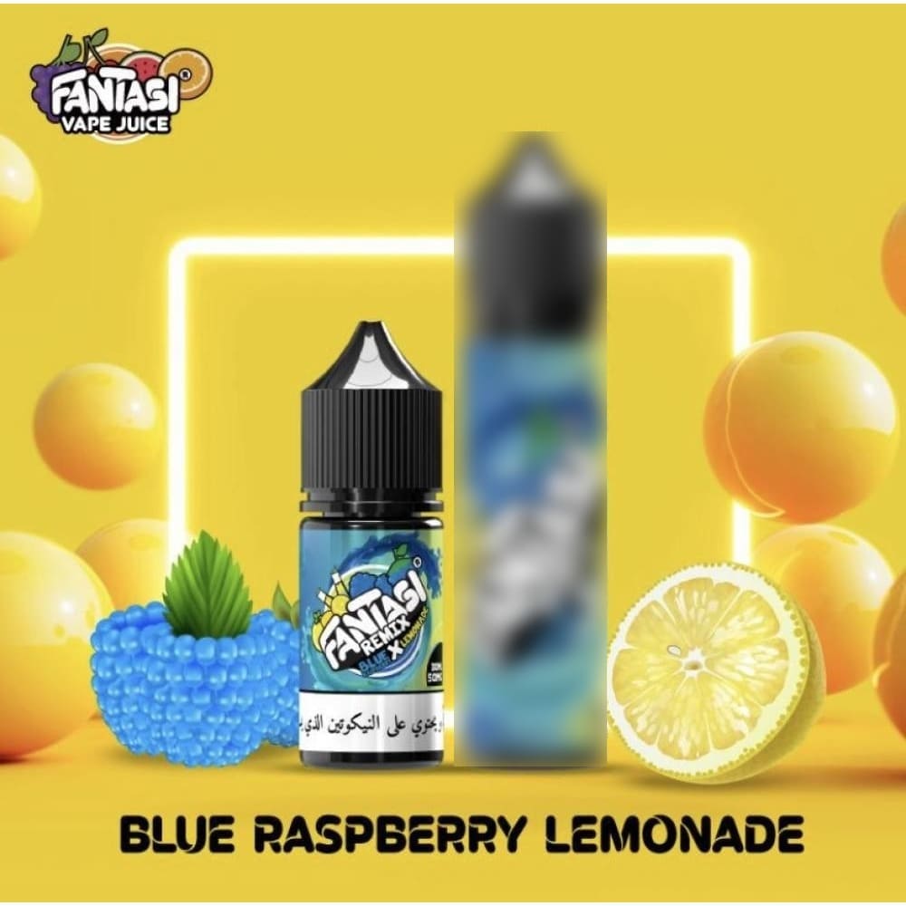 FANTASI نكهة ريمكس بلو رازبيري ليموناده من فانتسي سولت