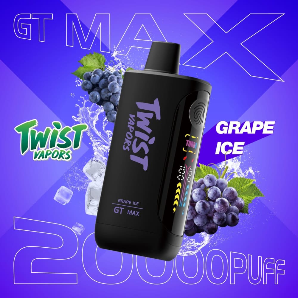 TWIST GT MAX سحبة سيجارة تويست 20000 شفطة 50 نيكوتين عدة