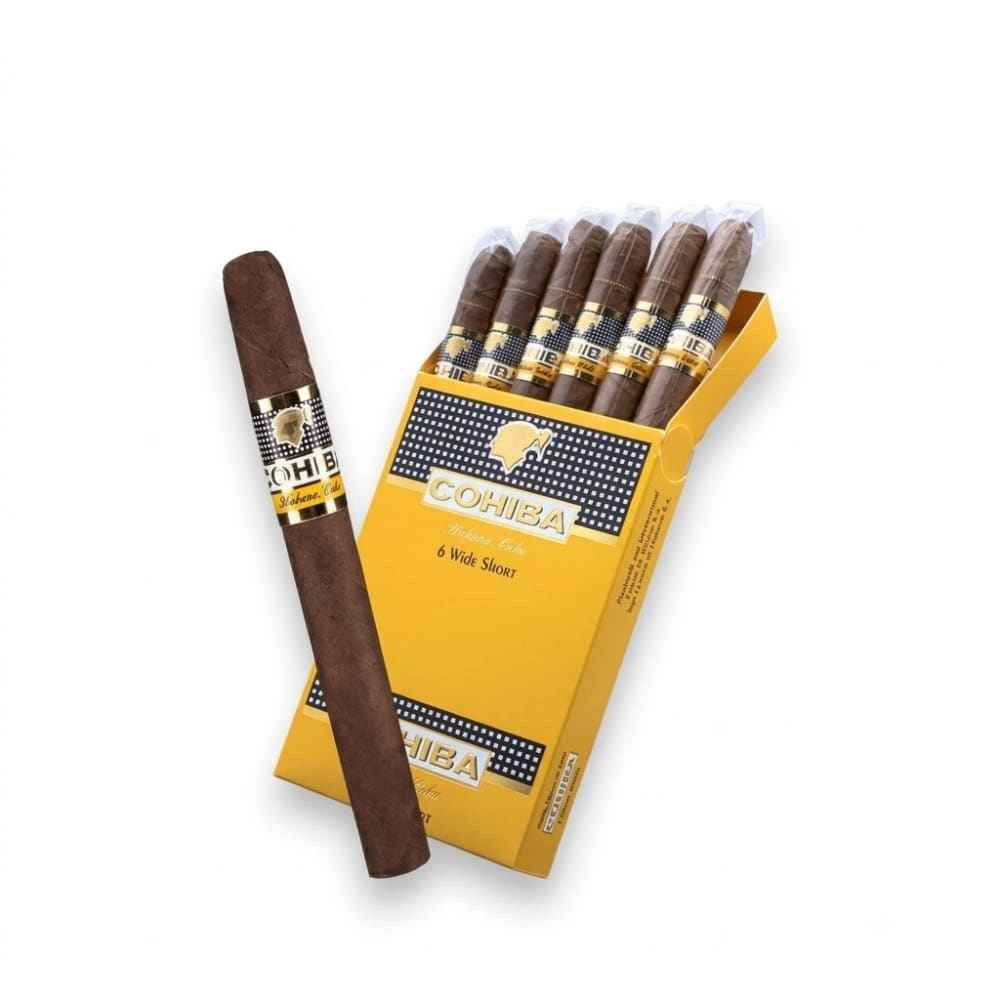 سيجار كوهيبا كوبي وايد شورت 6 Cohiba Habana Cuba 6 Wide