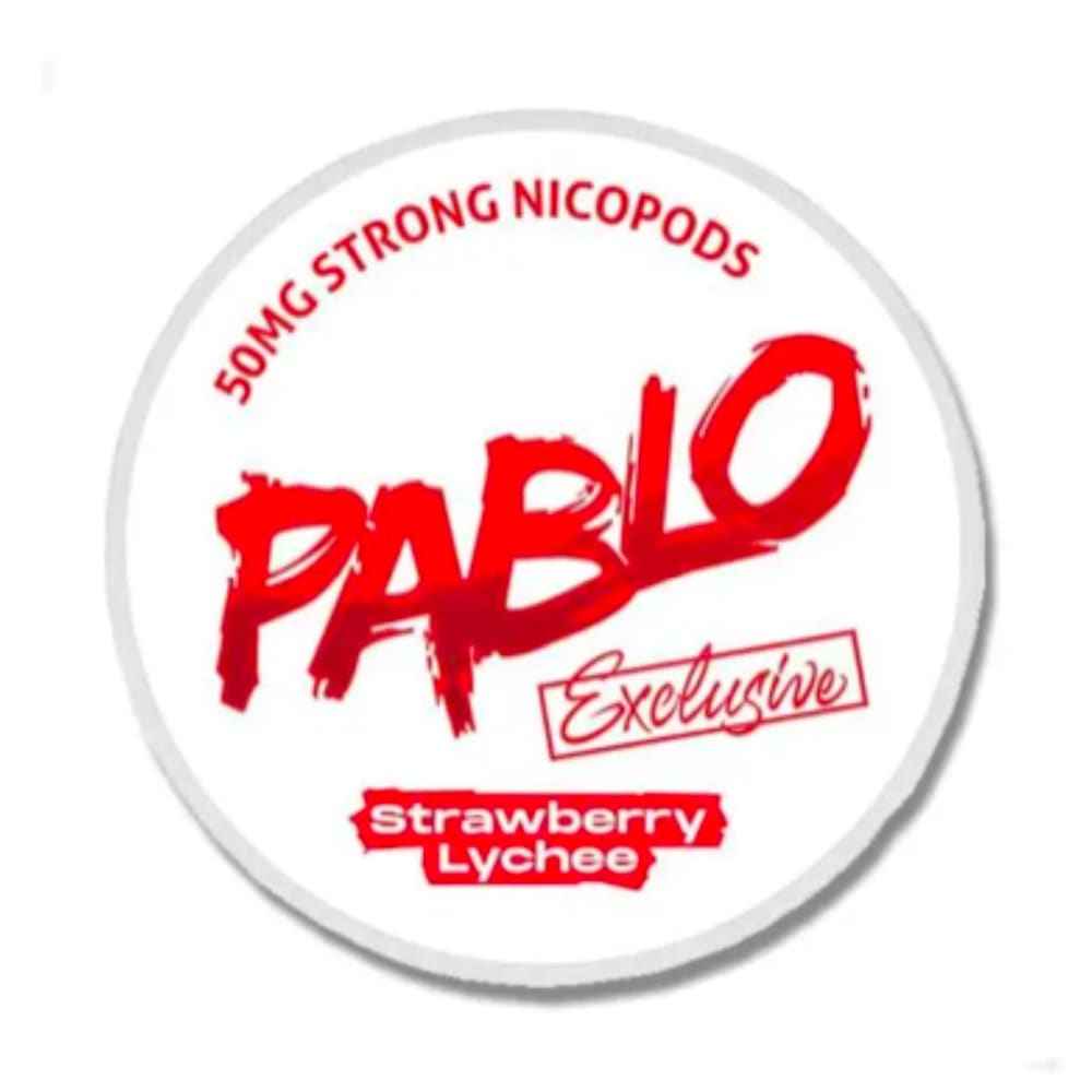 اظرف نيكوتين بابلو عدة نكهات PABLO - فراولة ليتشي 30 نيكوتين