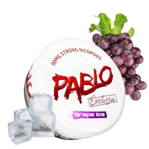 اظرف نيكوتين بابلو عدة نكهات PABLO - عنب ايس 30 نيكوتين