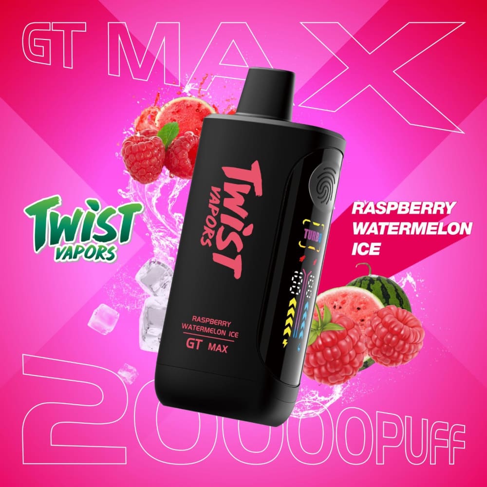 TWIST GT MAX سحبة سيجارة تويست 20000 شفطة 50 نيكوتين عدة