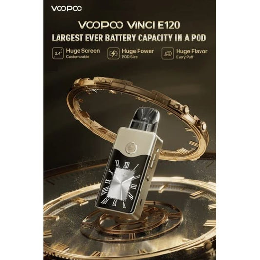 VOOPOO VINCI E120 جهاز سحبة و شيشة فينشي بود اي 120 من فوبو
