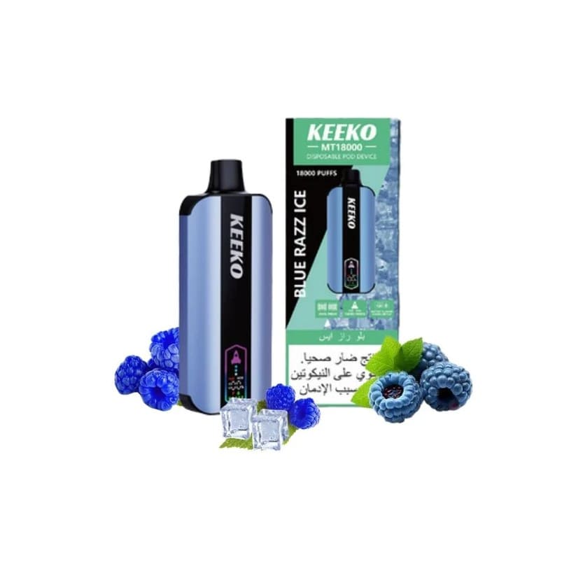 KEEKO سحبة سيجارة كيكو 18000 شفطة 50 نيكوتين عدة نكهات
