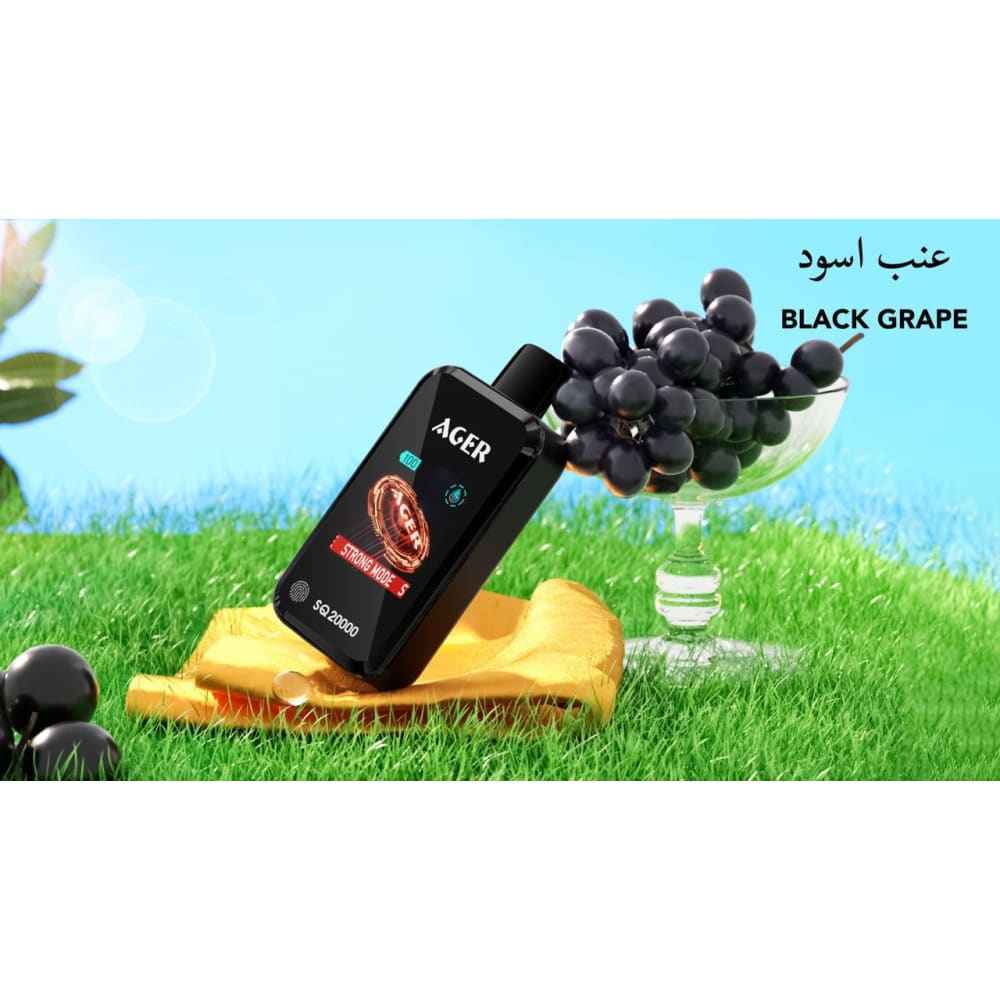 AGER سحبة سيجارة اجير 20000 شفطة 20 نيكوتين عدة نكهات