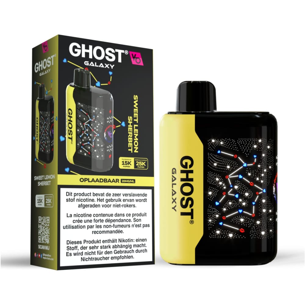 Ghost Galaxy سحبة سيجارة قوست جالكسي 25000 شفطة 50 نيكوتين