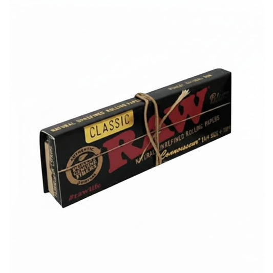 RAW King Size ورق راو بلاك مع فلتر