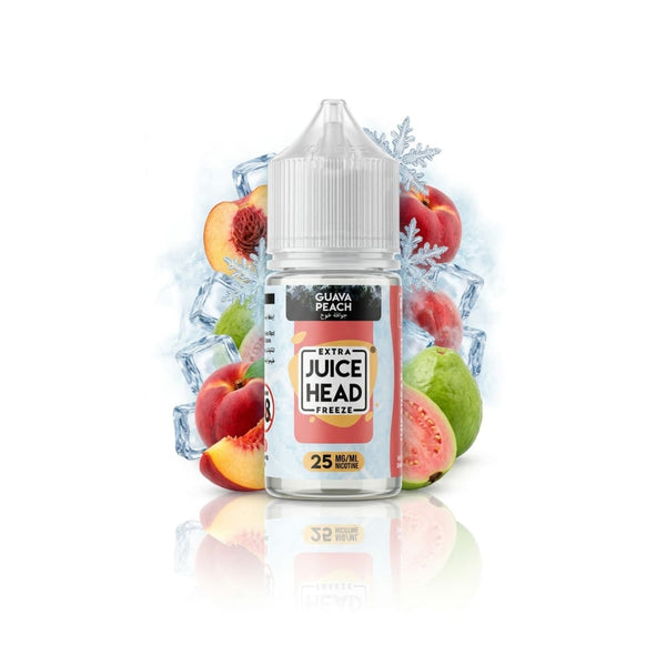 نكهة جوس هيد جوافة خوخ ايس سولت نيكوتين JUICE HEAD