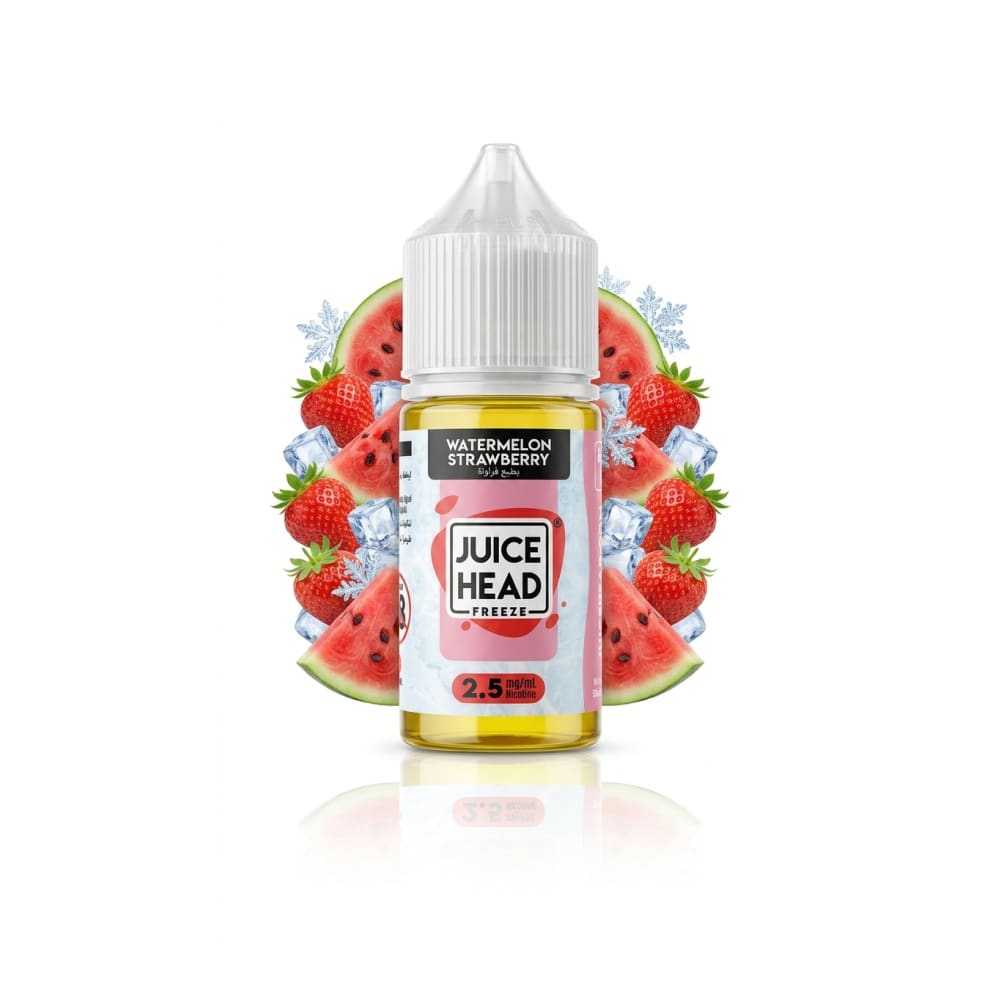 نكهة جوس هيد فراولة بطيخ ايس سولت نيكوتين JUICE HEAD