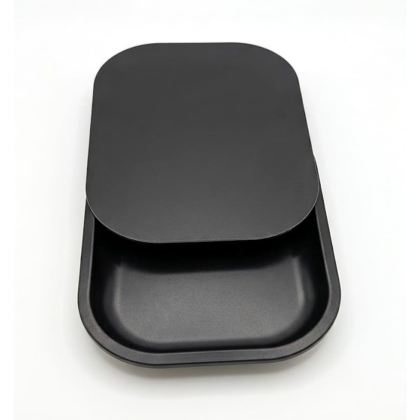 صينية لف التبغ مع غطاء مغناطيسي Metal Rolling Tray