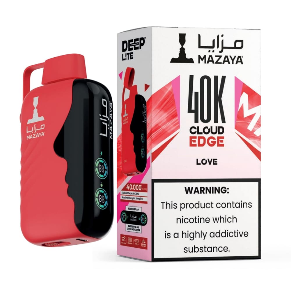 MAZAYA جهاز سحبة سيجارة مزايا 40000 شفطة 50 نيكوتين عدة