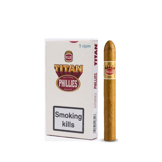 حبة واحدة من سيجار فيليس تيتان Phillies Titan Cigars