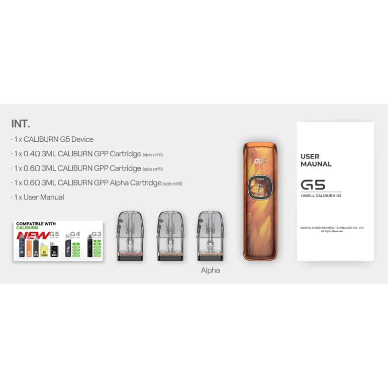 CALIBURN G5 جهاز سحبة وشيشة كاليبرن جي 5 من يو ويل