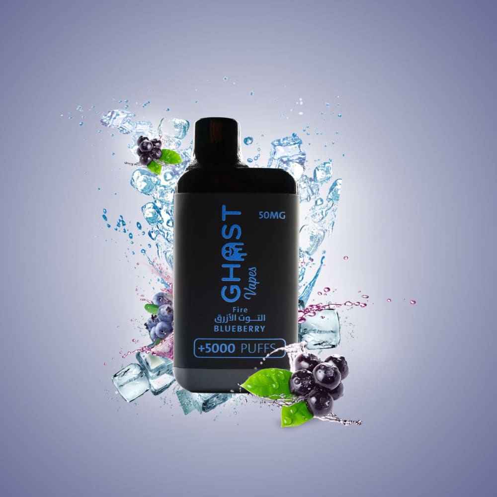 ghost vape سحبة سيجارة قوست فيب 5000 شفطة 20 نيكوتين عدة