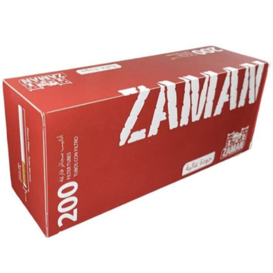انابيب سجائر تعبئة زمان 200 حبه احمر ZAMAN